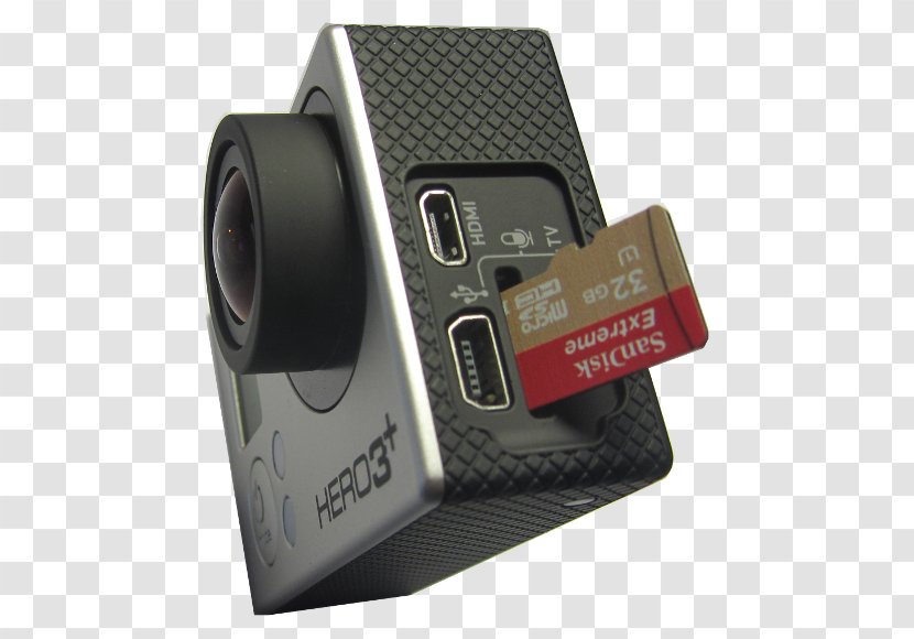 Digital Cameras GoPro Hero 4 Flash Memory Cards Secure - Rangefinder Transparent PNG