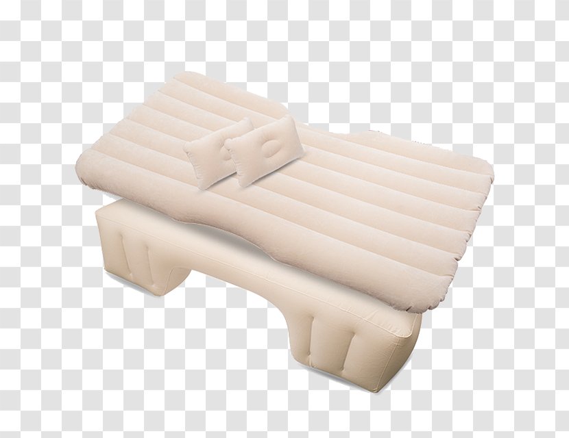 Clip Art - Couch - Milky White Portable Inflatable Mattress Transparent PNG