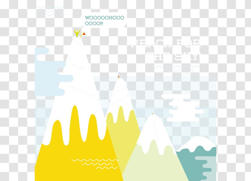 Euclidean Vector Illustration - Sky - Mountain Transparent PNG