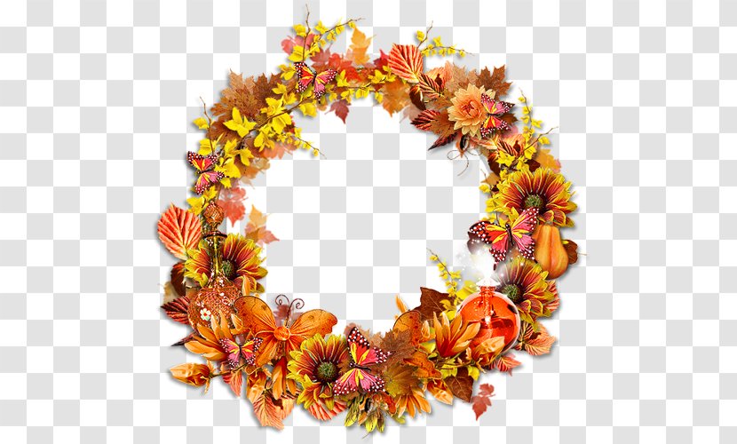 Floral Design Wreath Cut Flowers - Petal Transparent PNG