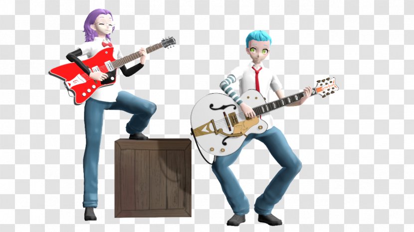 Five Nights At Freddy's MikuMikuDance Guitar This Boy - Figurine - Vocaloid Transparent PNG