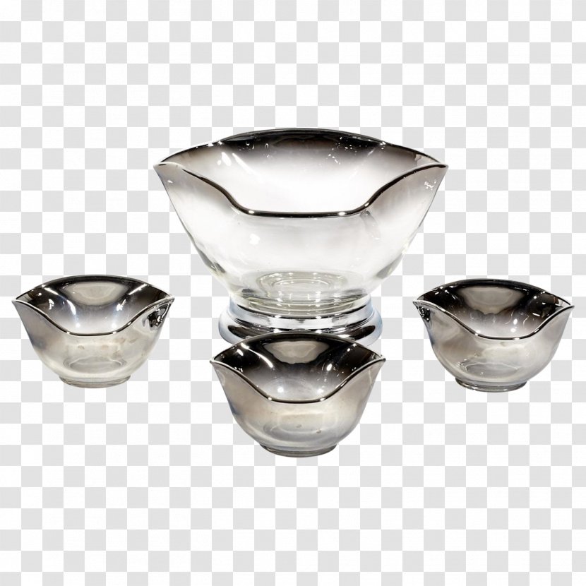 Silver Bowl Tableware - Serveware Transparent PNG