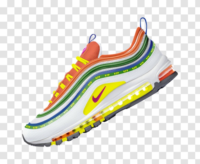 Nike Air Max 97 Sports Shoes 270 Swoosh - Aqua Transparent PNG