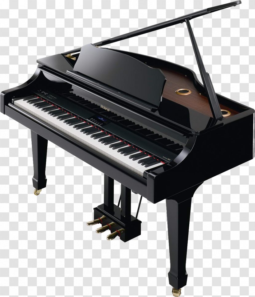 Digital Piano Keyboard Roland Corporation Grand - Cartoon Transparent PNG