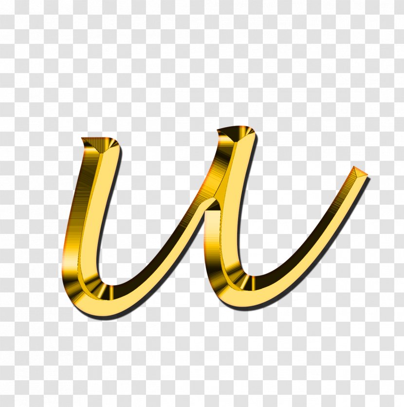Letter Alphabet Cursive Initial - W - U Transparent PNG