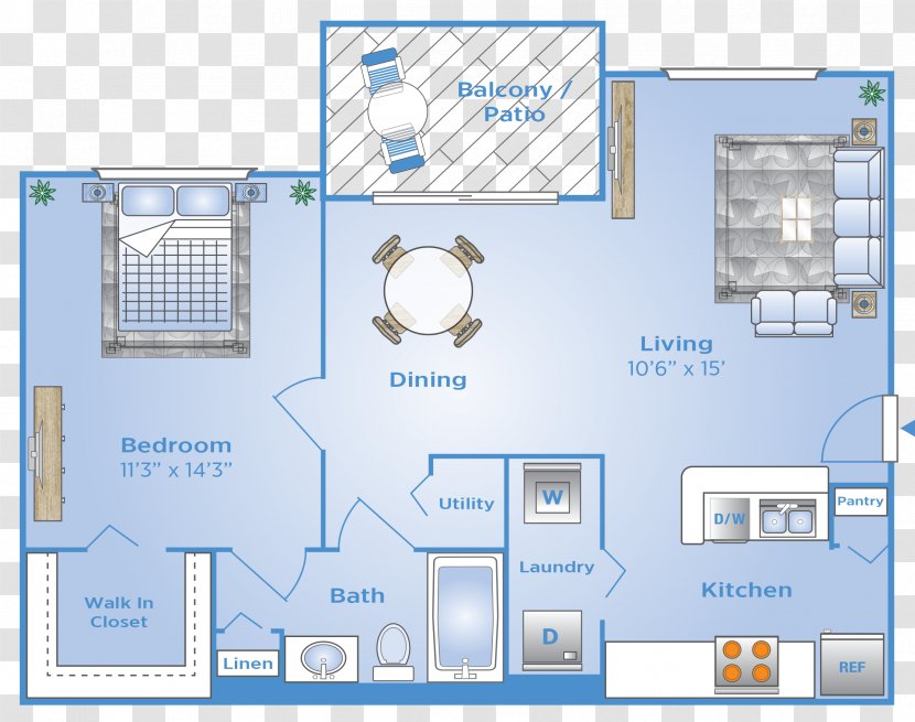 Advenir At Aventine Naples Floor Plan Apartment Bedroom - Media - Park Transparent PNG