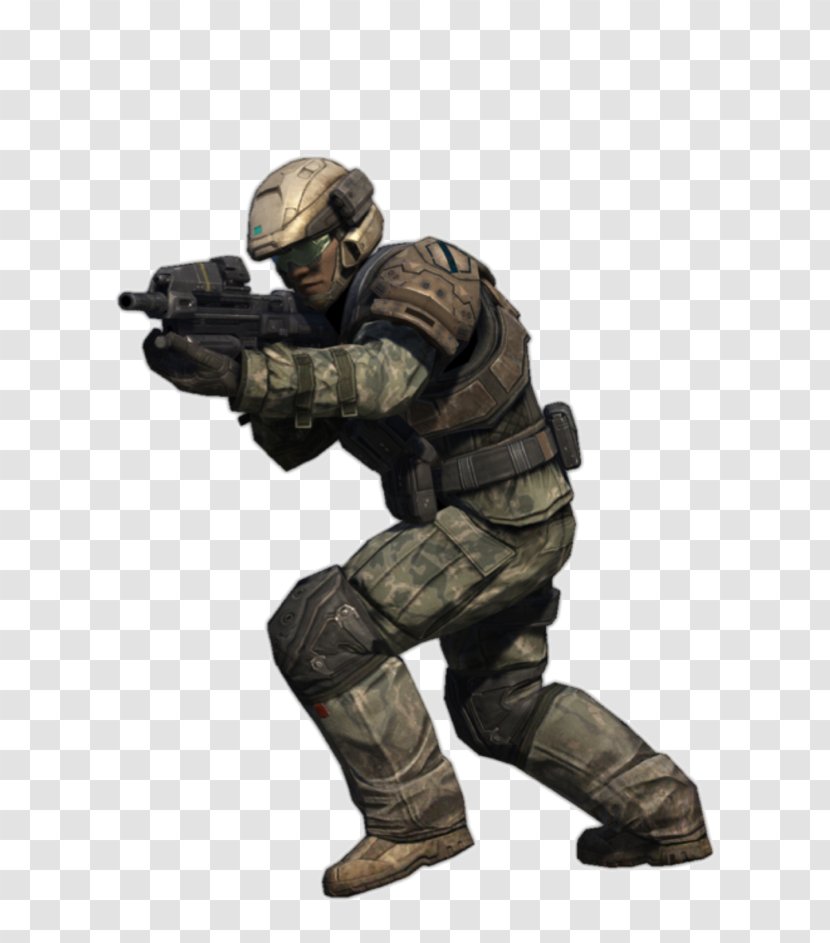 Person Cartoon - Halo The Master Chief Collection - Gun Marines Transparent PNG