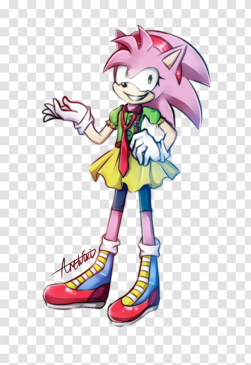 Amy Rose Knuckles The Echidna Sonic & Sega All-Stars Racing Hedgehog - Cartoon Transparent PNG