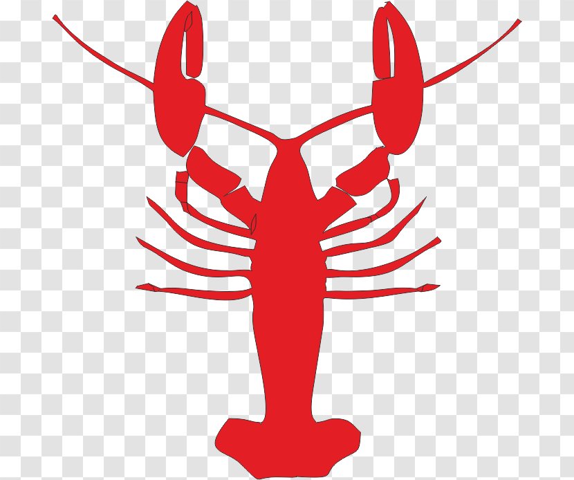 Crayfish Lobster Silhouette Clip Art Transparent PNG