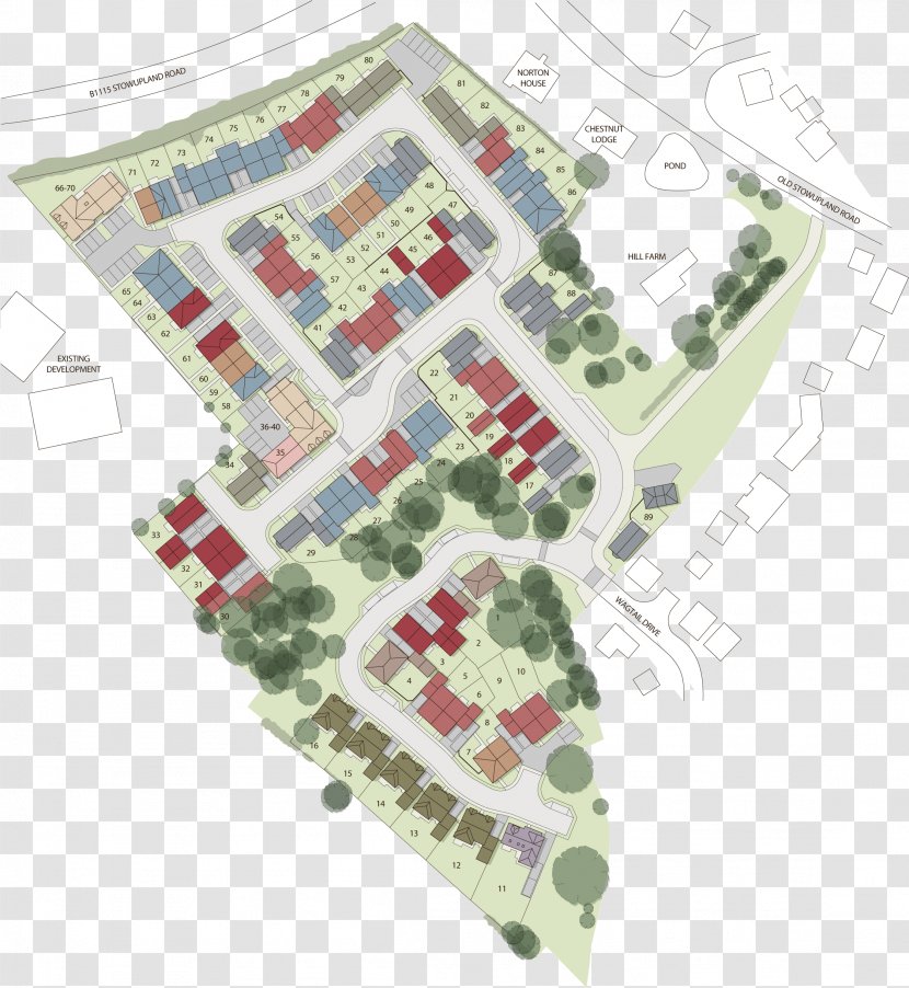 Crest Nicholson - Area - The Chestnuts Urban Planning Design Site PlanOthers Transparent PNG