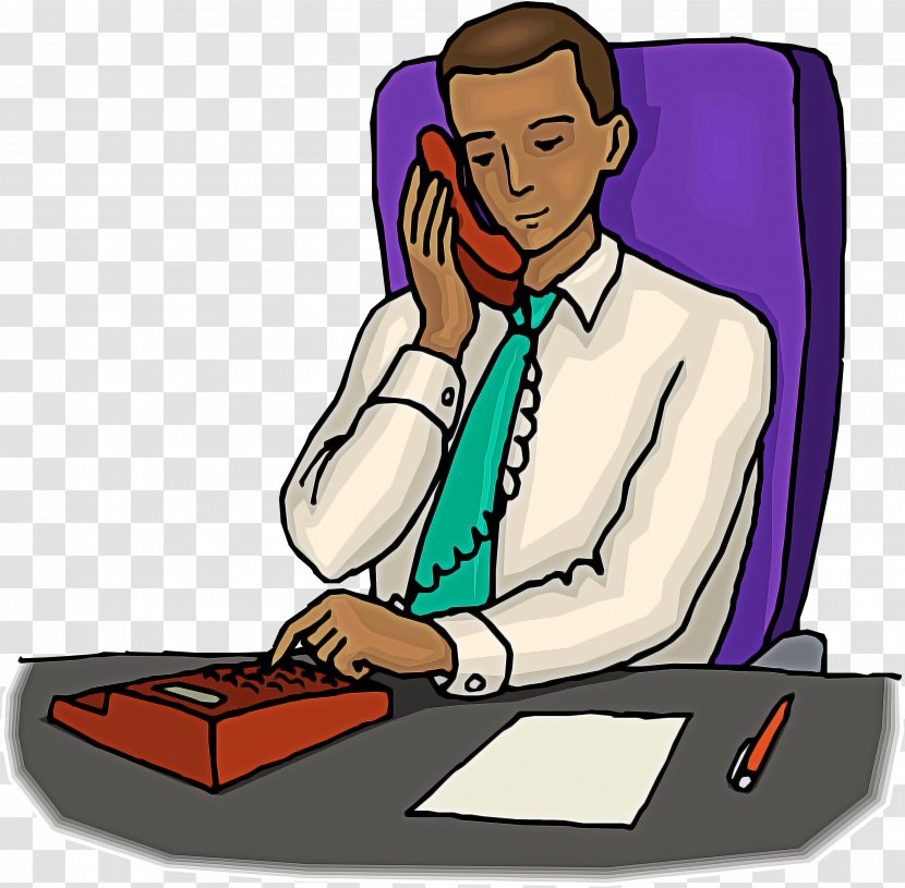 Cartoon Job Employment White-collar Worker Secretary - Business Businessperson Transparent PNG