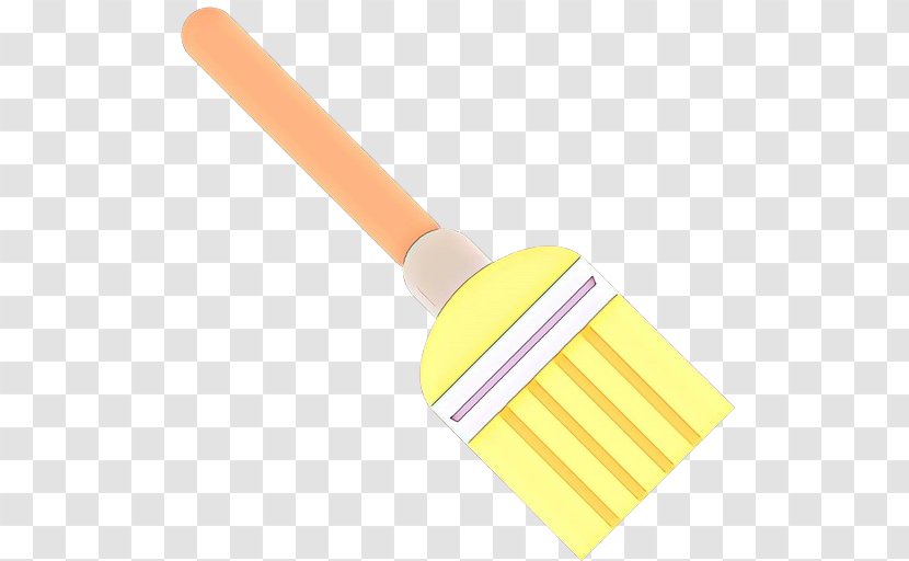 Paint Brush Cartoon - Yellow Transparent PNG