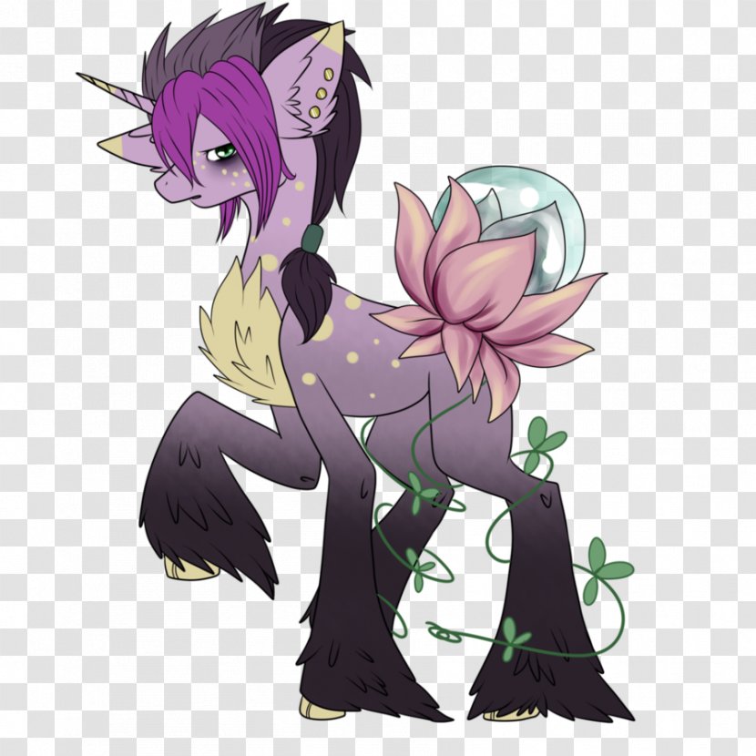 Pony Horse Originally Light Unicorn - Flower - Morning Dew Transparent PNG