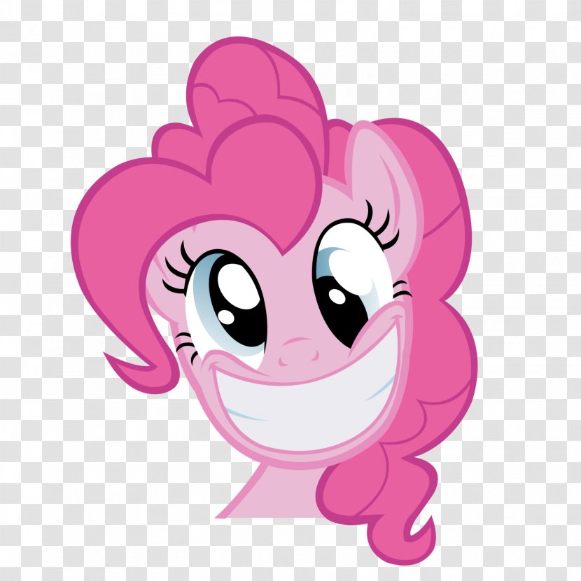 Pinkie Pie Rarity Rainbow Dash Smile Little Finger - Tree Transparent PNG