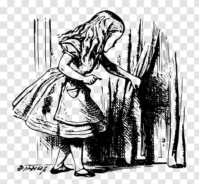 Alice's Adventures In Wonderland White Rabbit Mad Hatter - Alice - Glass Transparent PNG