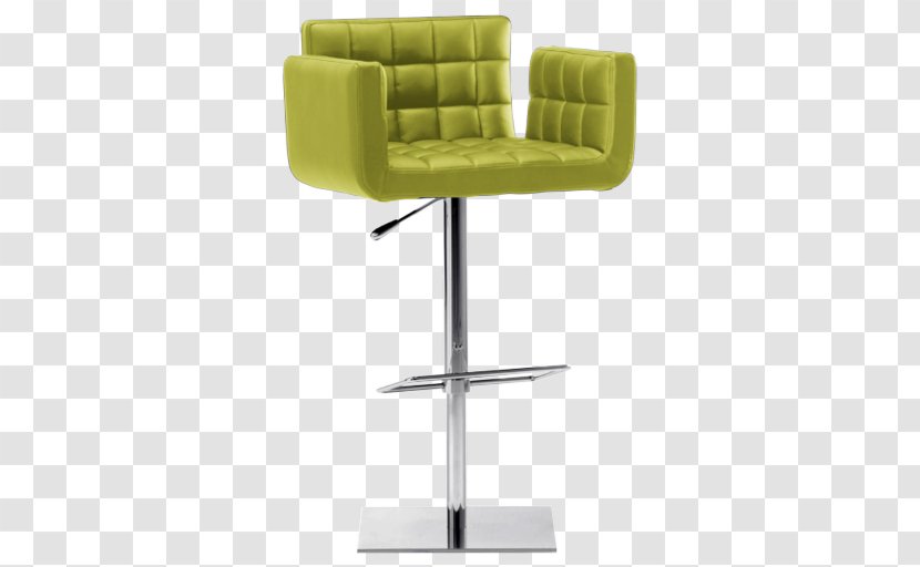 Table Marsiglia Bar Stool Chair - Leather - Citron Vert Transparent PNG