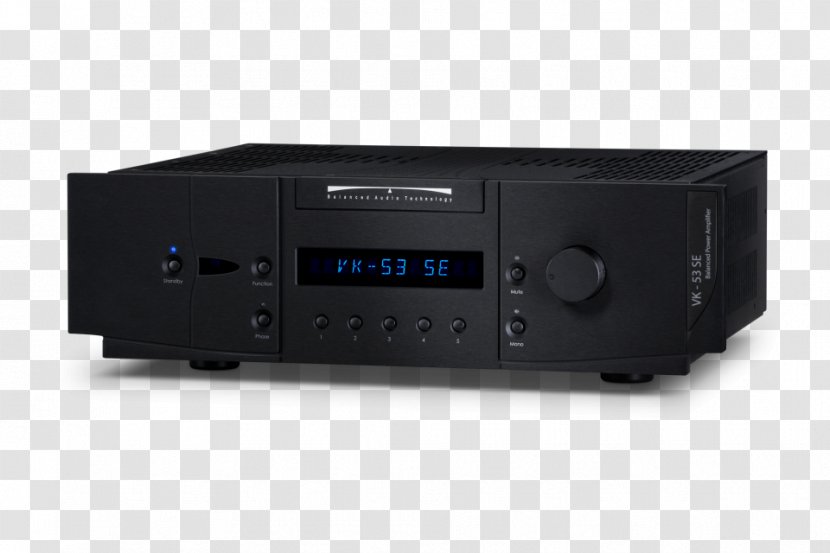 Audio Power Amplifier AV Receiver Multimedia - Stereo - Bat Transparent PNG