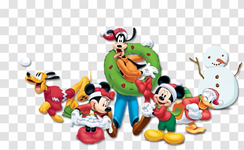 Mickey Mouse Minnie Goofy Pluto Christmas - Ornament Transparent PNG