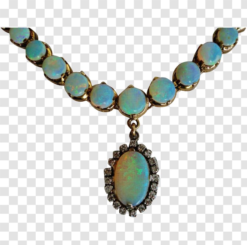 Turquoise Jewellery Gemstone Necklace Cabochon - Fashion Accessory - Pendant Transparent PNG