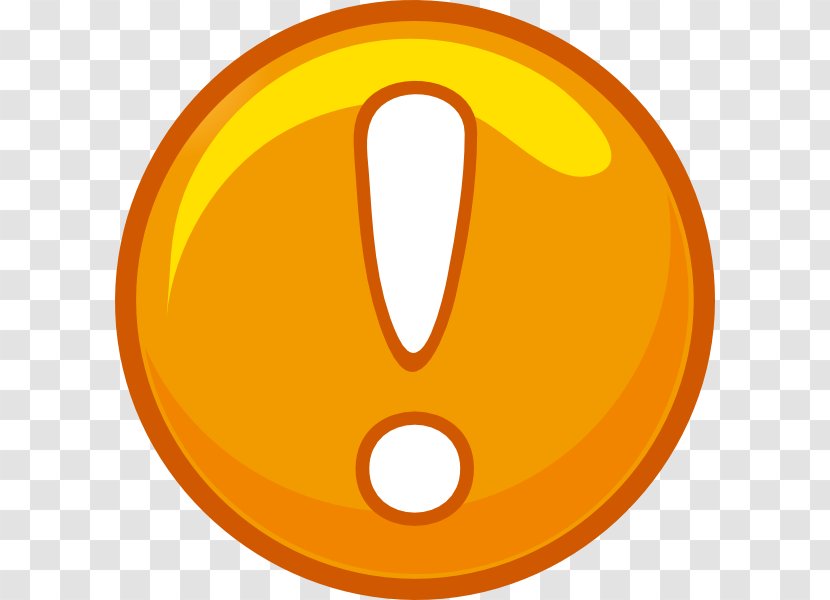 Clip Art - Symbol - Alert Icon Yellow Transparent PNG