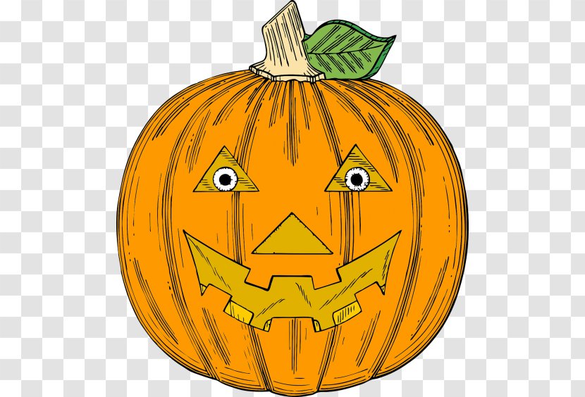 Jack-o'-lantern Pumpkin Clip Art - Gourd Transparent PNG