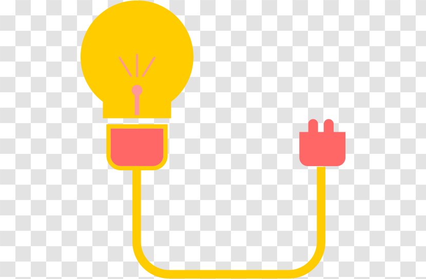 Lamp Electricity Clip Art - Yellow - Incandescent Light Bulb Transparent PNG