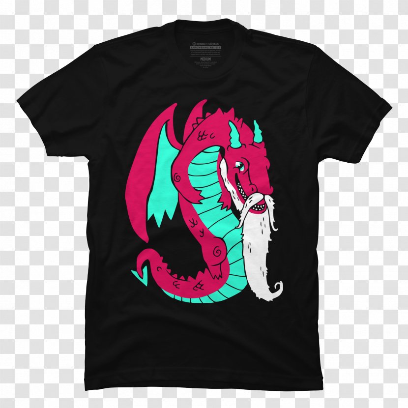 T-shirt Sleeve TeePublic All Over Print - Brand - Bearded Dragon Transparent PNG