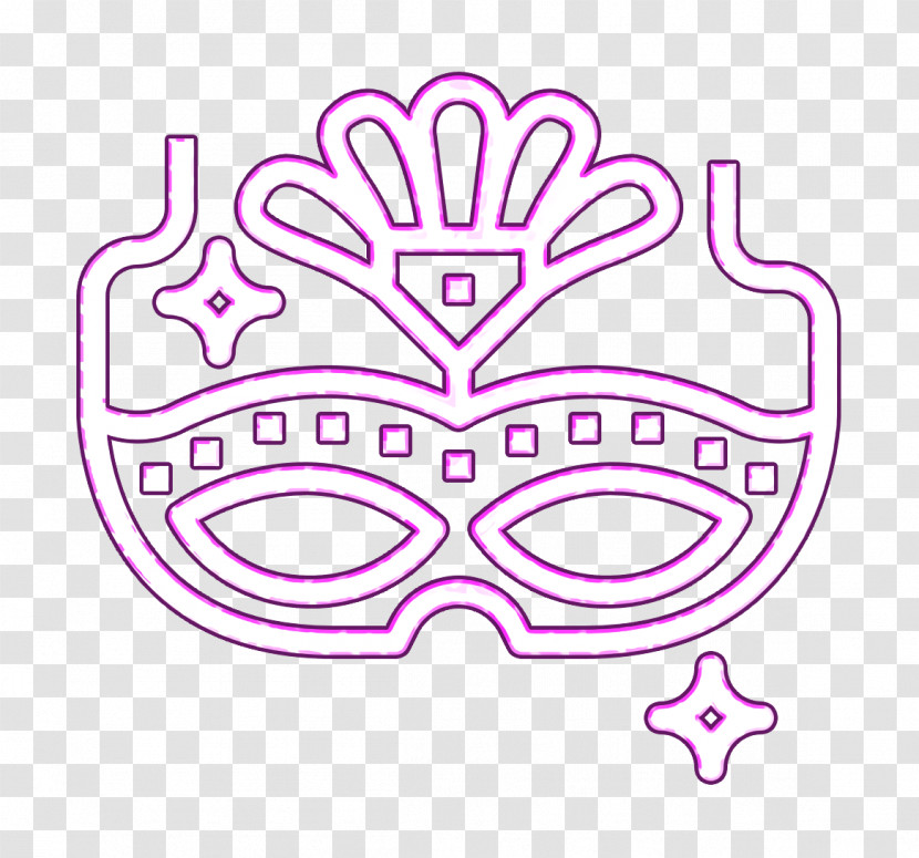 Prom Night Icon Carnival Mask Icon Mask Icon Transparent PNG