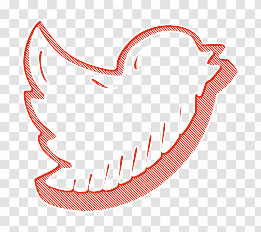Bird Icon Logo Sign - Twitter - Tooth Mouth Transparent PNG