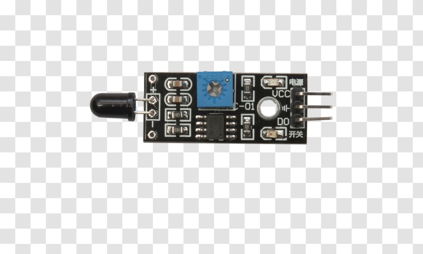 Microcontroller Light Flame Detector Sensor - Stereo Amplifier Transparent PNG