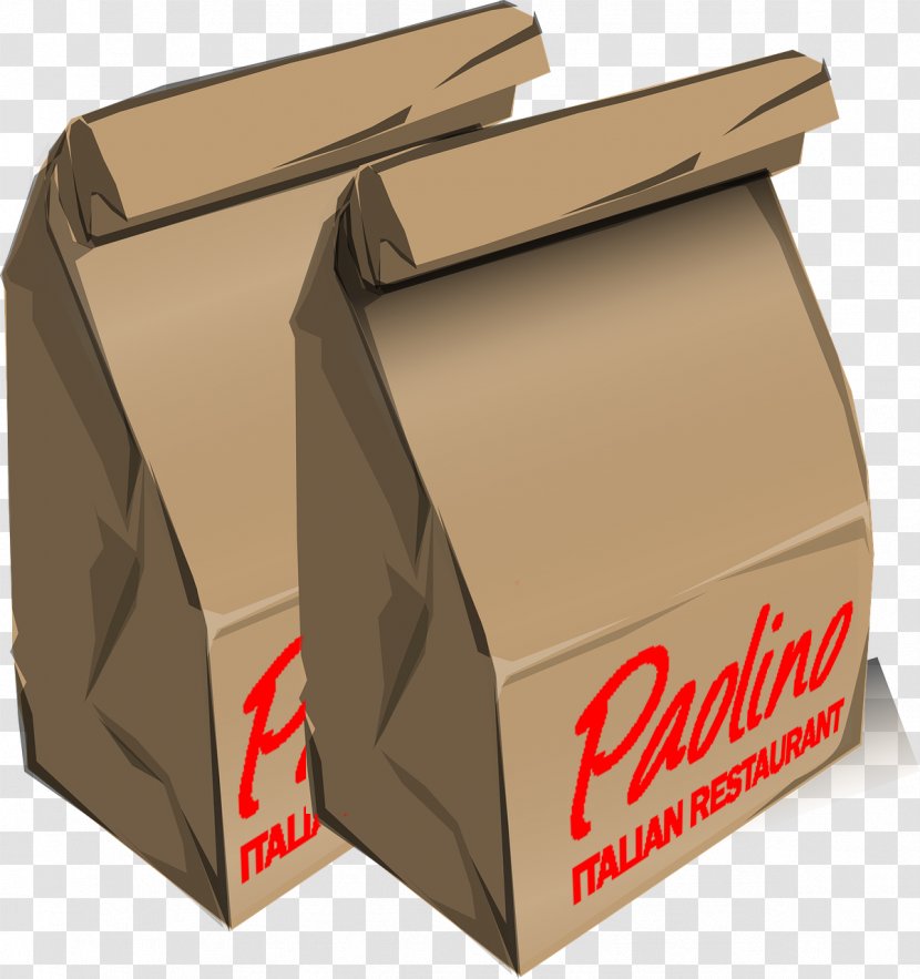 Paper Bag Lunchbox Kraft - School Meal - Sack Transparent PNG