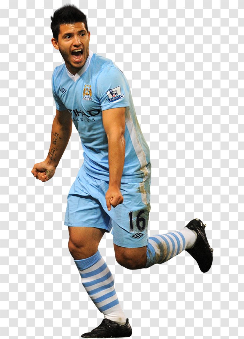 Sergio Agüero Manchester City F.C. Jersey Football - Heb Mexico Transparent PNG
