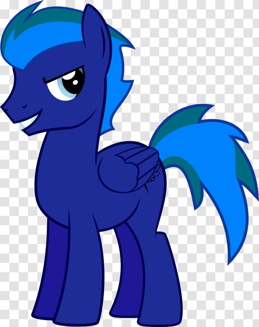 Horse Cobalt Blue Cartoon Clip Art Transparent PNG