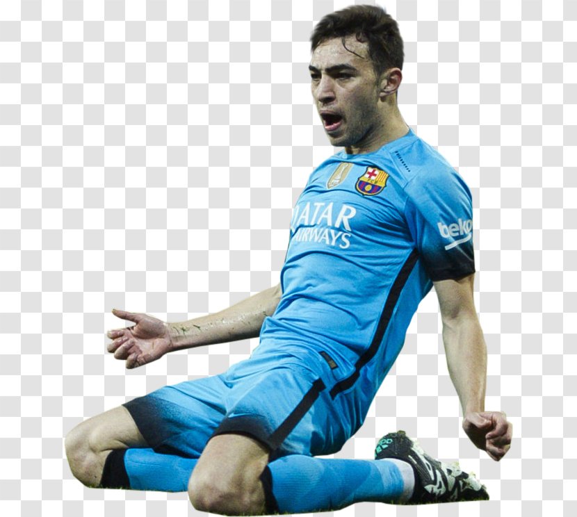 Munir El Haddadi FC Barcelona Football Jersey Soccer Player - Marc Bartra - Fc Transparent PNG