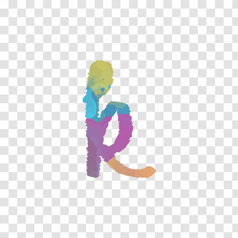 Letter Watercolor Painting Purple - Letters K Transparent PNG