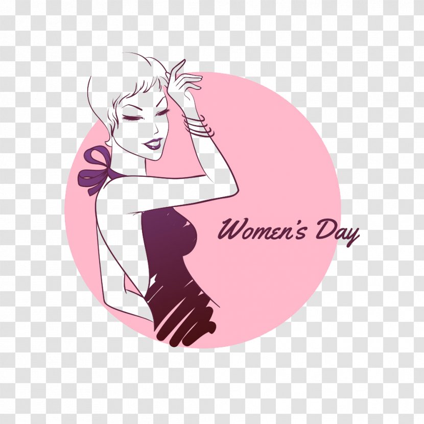 International Womens Day Royalty-free March 8 Illustration - Silhouette - Women's Transparent PNG