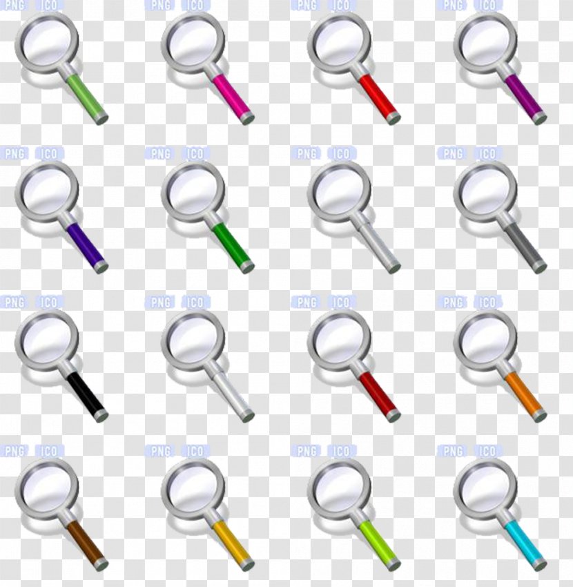 Download Magnifying Glass Icon - Technology - Search Transparent PNG