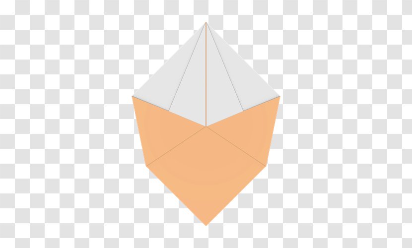 Line Angle Origami - Orange Transparent PNG