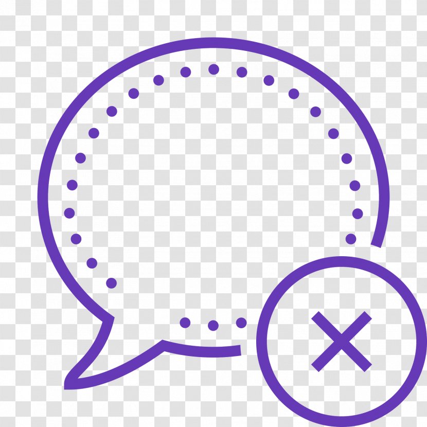 Facebook Messenger Social Media Online Chat - Violet Transparent PNG