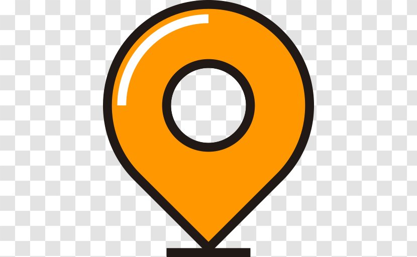 Symbol Sign Clip Art - Orange - Destination Transparent PNG