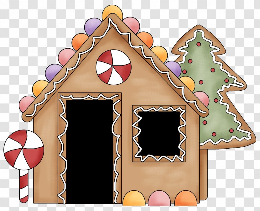 Gingerbread House Christmas Ornament Cake - Campfire Pictures Transparent PNG