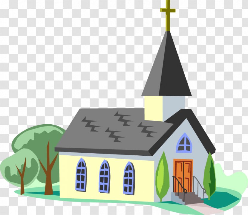 Christ Holy Church Faith United Methodist Elon Community UCC Trenton Missionary Baptist - Technology - Cartoon Building Transparent PNG