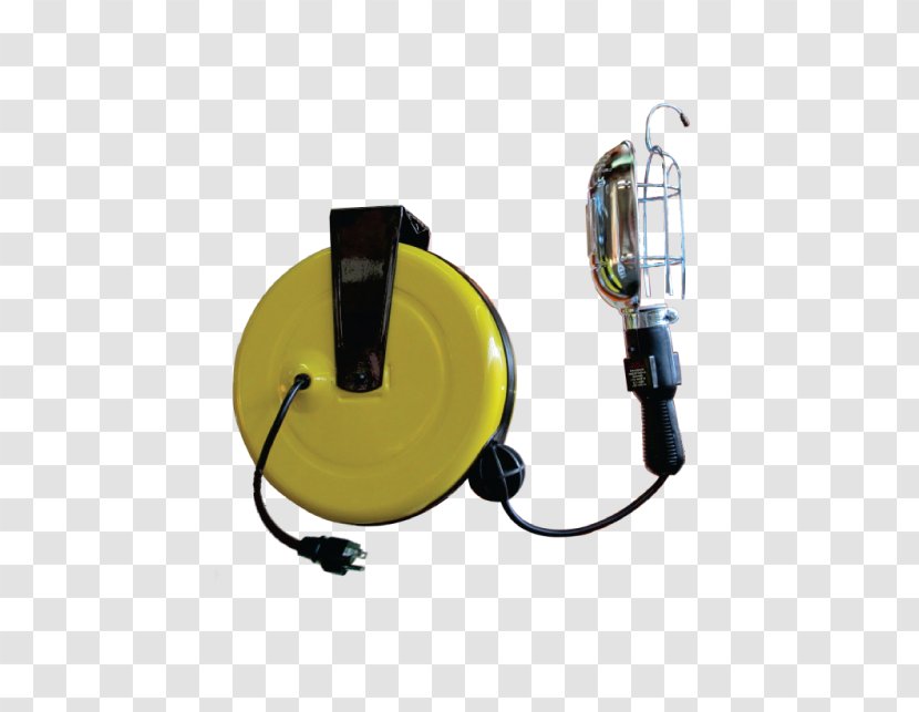 Cable Reel Incandescent Light Bulb Watt Electrical - Flashlight Transparent PNG