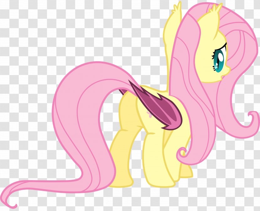 Pony Fluttershy Rainbow Dash Horse - Watercolor Transparent PNG