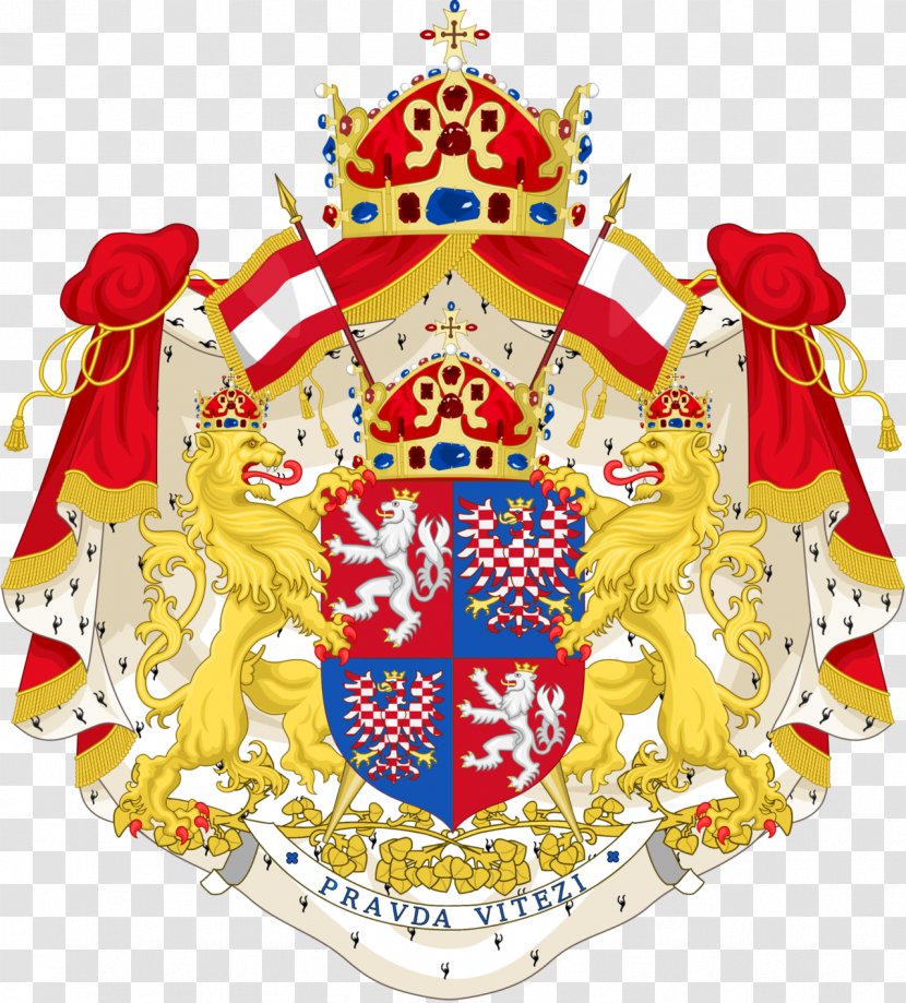 Kingdom Of Bohemia Grand Duchy Tuscany Coat Arms Austrian Empire - Vector Transparent PNG