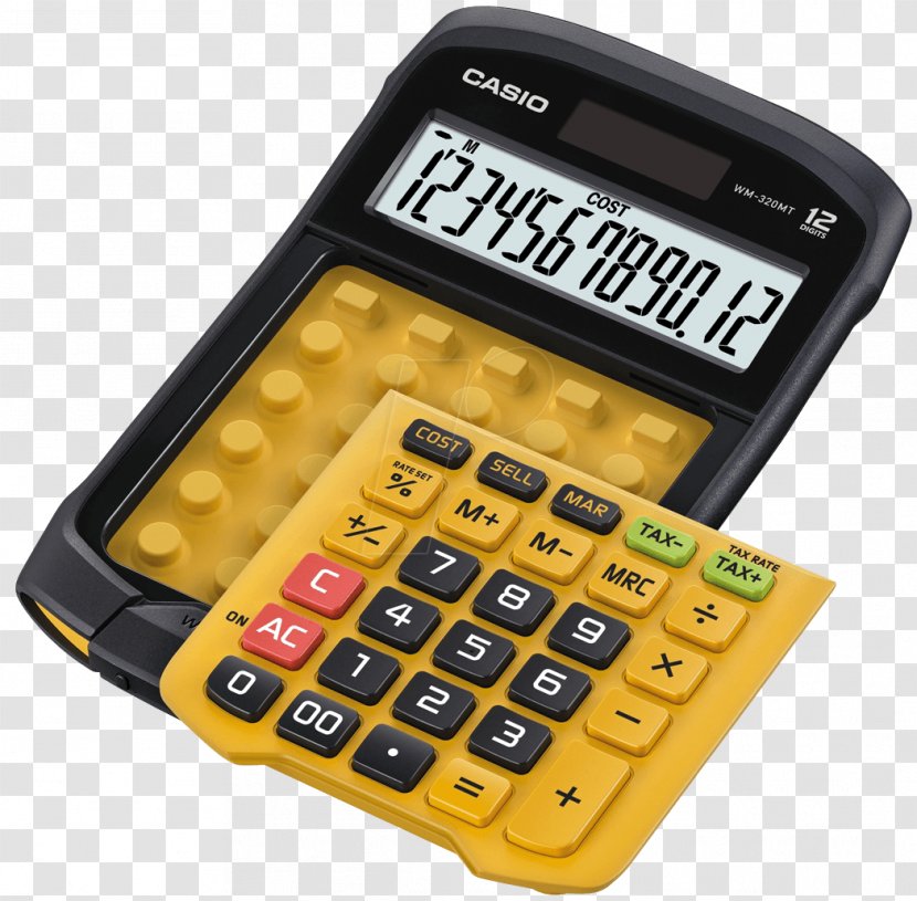 Calculator Office Supplies Casio Solar Energy - Price - Laskine Transparent PNG