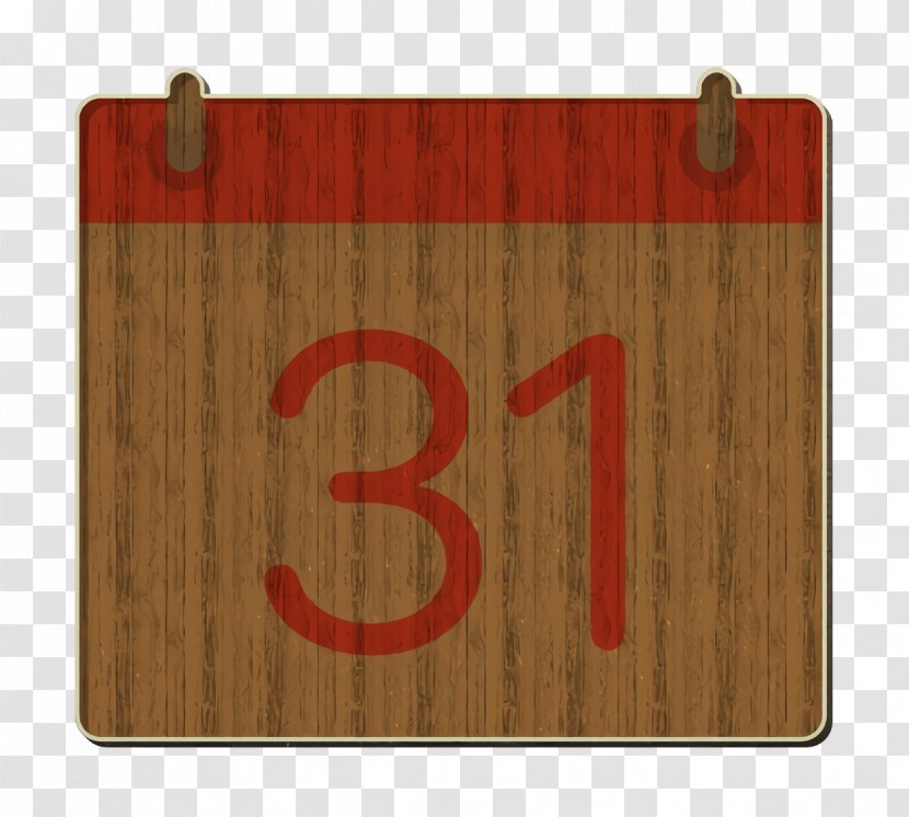 Day Icon Weekly Calendar Management - Wood - Rectangle Symbol Transparent PNG