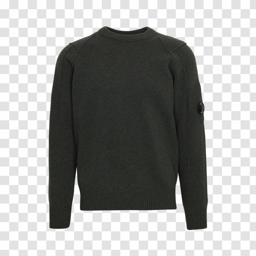 Long-sleeved T-shirt Sweater Jacket - Crew Neck Transparent PNG