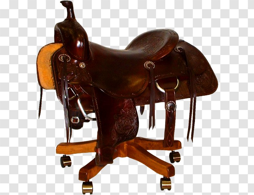 Horse Table Saddle Furniture Bar Stool - Western - Cowboy Design Transparent PNG