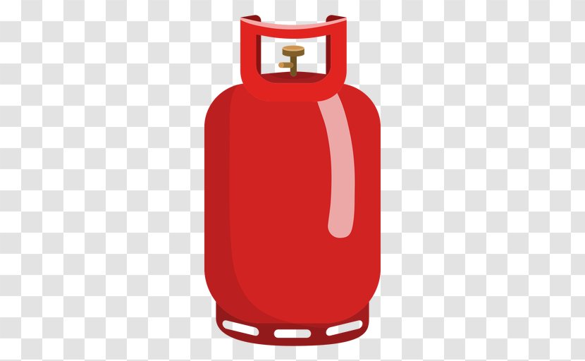 Gas Cylinder Propane Liquefied Petroleum - Silhouette Transparent PNG